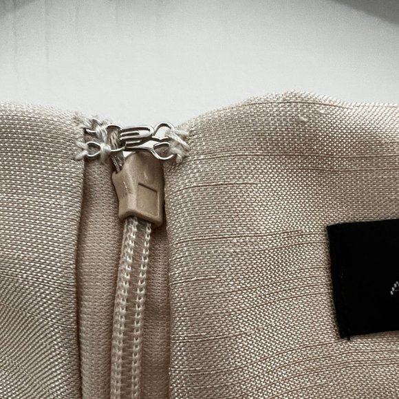 SOLD-Tahari Arthur S. Levine Beaded Top Sheath Dress - Picture 4 of 8